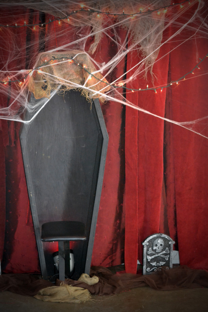 Coffin photo booth